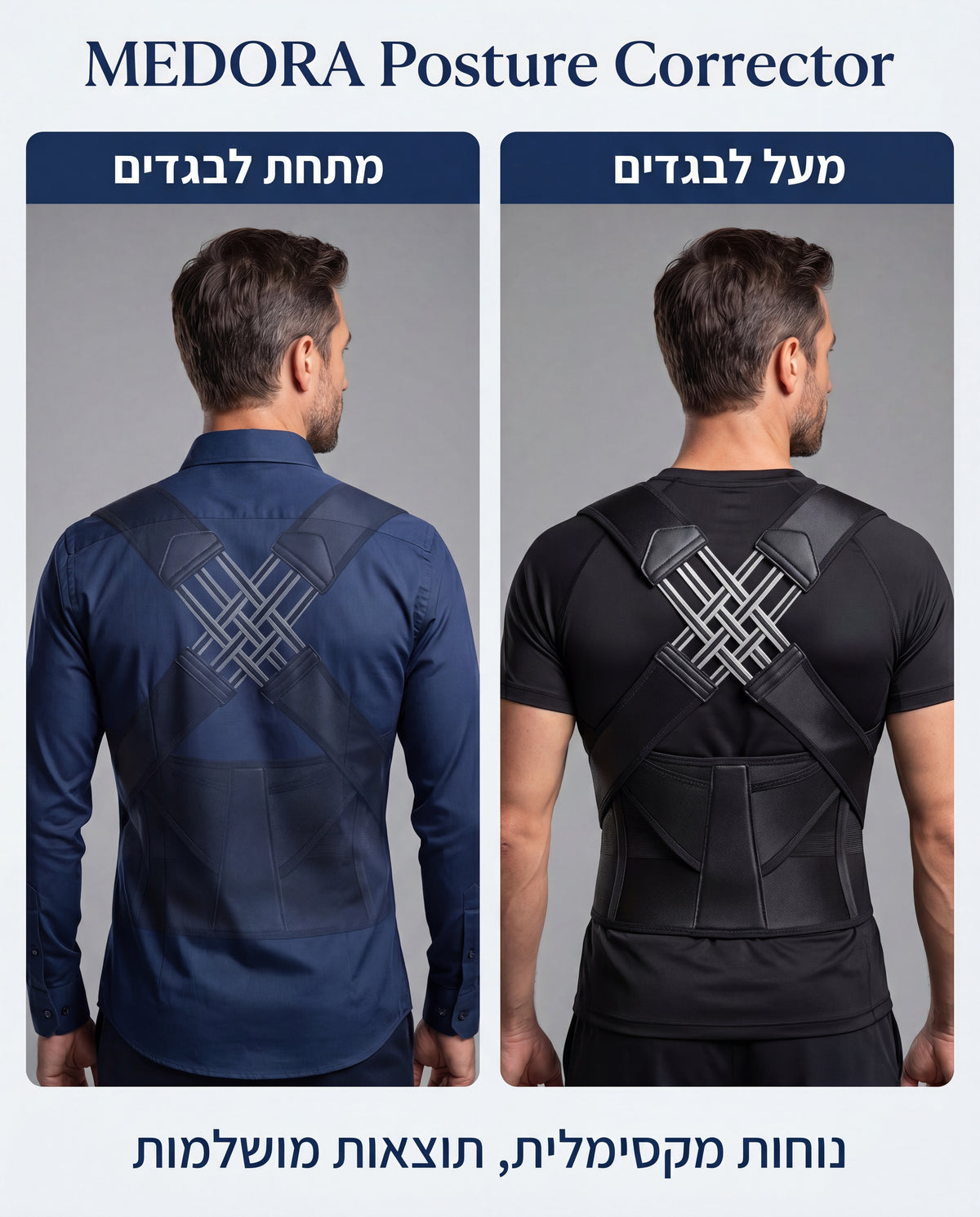 StraightBack™ - רצועת יציבה רפואית מתקדמת